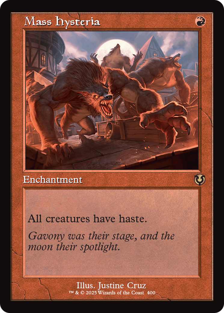 Mass Hysteria (Retro Frame) [Innistrad Remastered] | Mindsight Gaming