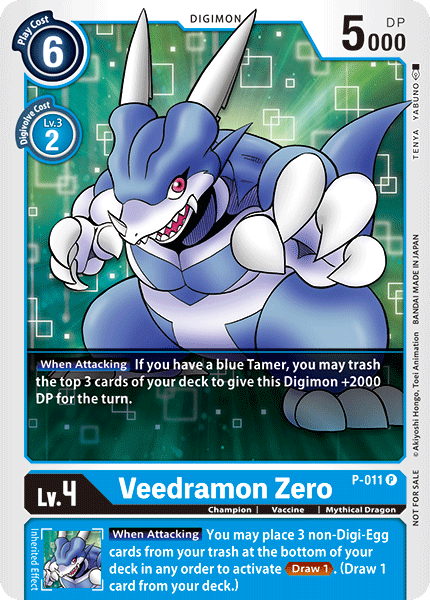 Veedramon Zero [P-011] [Promotional Cards] | Mindsight Gaming