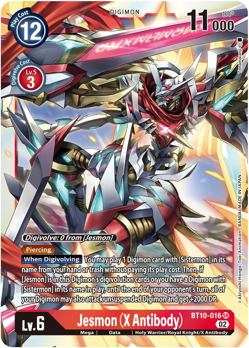 Jesmon (X Antibody) [BT10-016] [Xros Encounter] | Mindsight Gaming