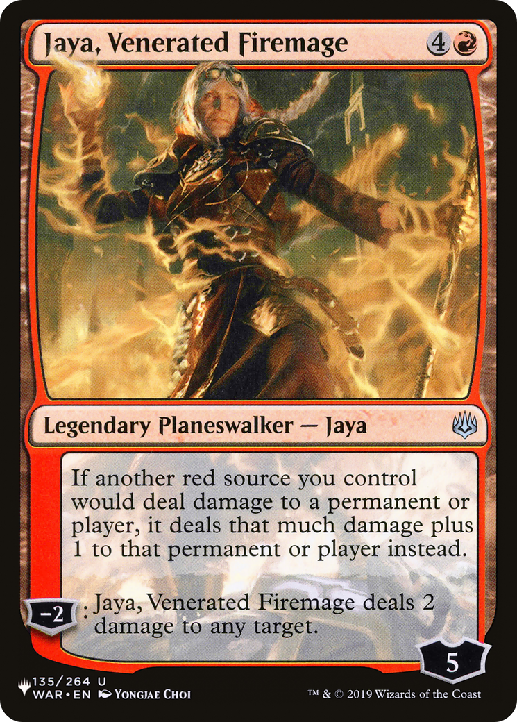 Jaya, Venerated Firemage [The List Reprints] | Mindsight Gaming