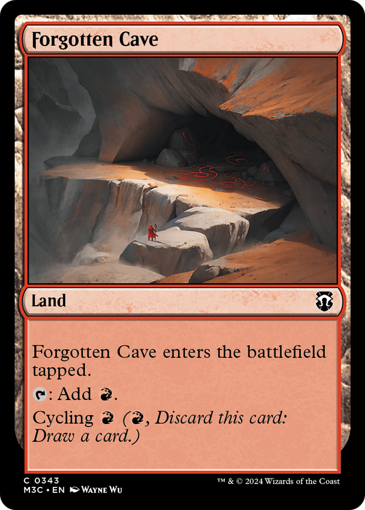 Forgotten Cave (Ripple Foil) [Modern Horizons 3 Commander] | Mindsight Gaming