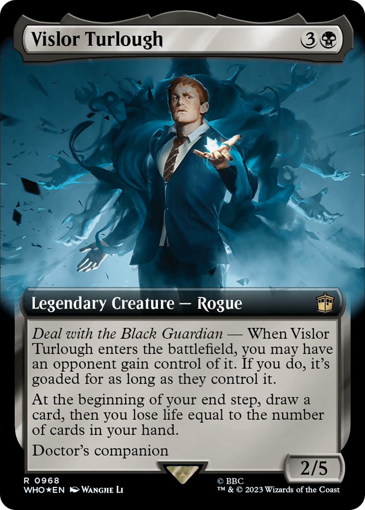 Vislor Turlough (Extended Art) (Surge Foil) [Doctor Who] | Mindsight Gaming