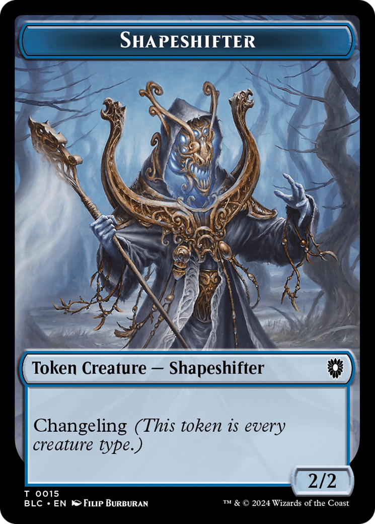 Pest // Shapeshifter Double-Sided Token [Bloomburrow Commander Tokens] | Mindsight Gaming