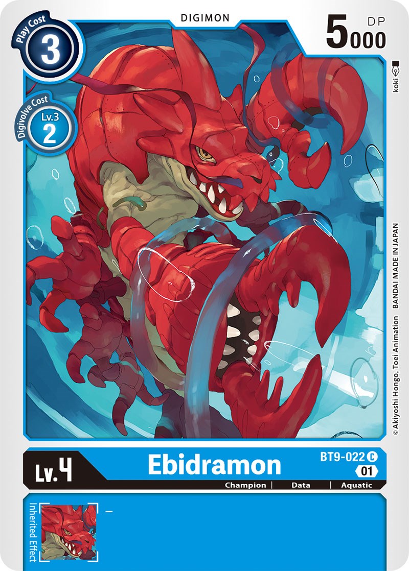 Ebidramon [BT9-022] [X Record] | Mindsight Gaming