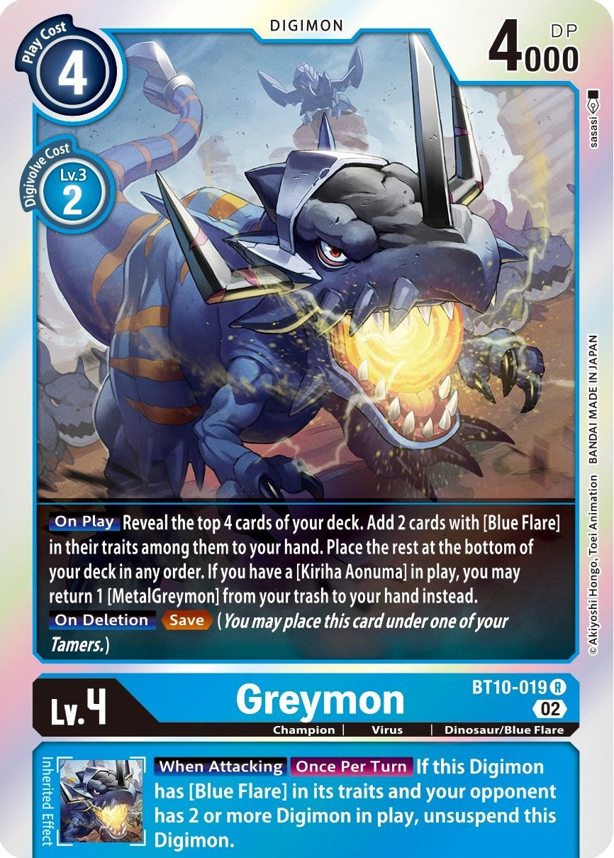 Greymon [BT10-019] [Xros Encounter] | Mindsight Gaming