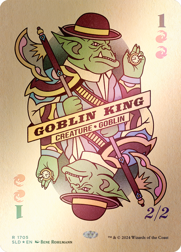 Goblin King (1705) (Rainbow Foil) [Secret Lair Drop Series] | Mindsight Gaming