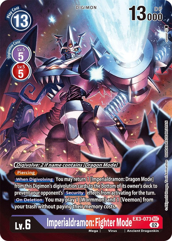 Imperialdramon: Fighter Mode [EX3-073] (Alternate Art) [Draconic Roar] | Mindsight Gaming