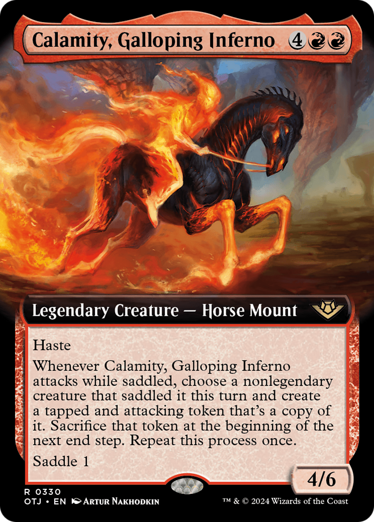 Calamity, Galloping Inferno (Extended Art) [Outlaws of Thunder Junction] | Mindsight Gaming