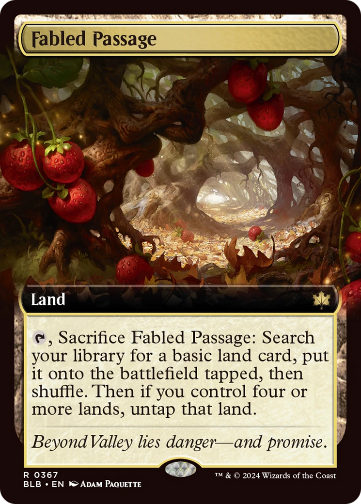 Fabled Passage (Extended Art) [Bloomburrow] | Mindsight Gaming