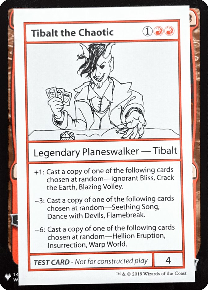 Tibalt the Chaotic [Mystery Booster Playtest Cards] | Mindsight Gaming