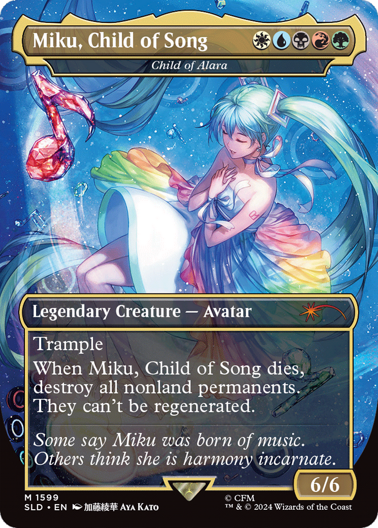 Miku, Child of Song - Child of Alara [Secret Lair Drop Series] | Mindsight Gaming