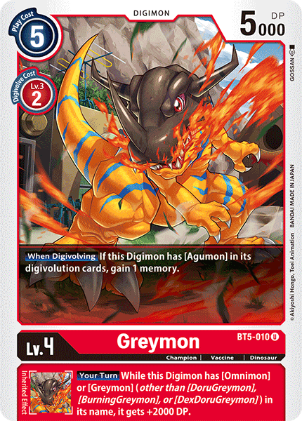 Greymon [BT5-010] [Battle of Omni] | Mindsight Gaming