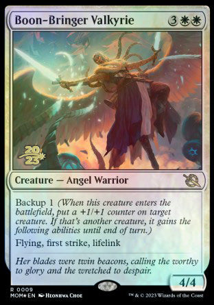 Boon-Bringer Valkyrie [March of the Machine Prerelease Promos] | Mindsight Gaming