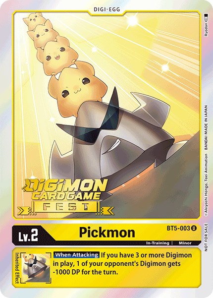 Pickmon [BT5-003] (Digimon Card Game Fest 2022) [Battle of Omni Promos] | Mindsight Gaming