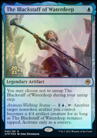 The Blackstaff of Waterdeep [Dungeons & Dragons: Adventures in the Forgotten Realms Prerelease Promos] | Mindsight Gaming