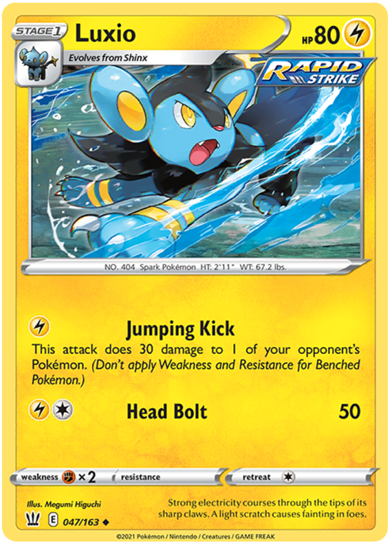 Luxio (047/163) [Sword & Shield: Battle Styles] | Mindsight Gaming