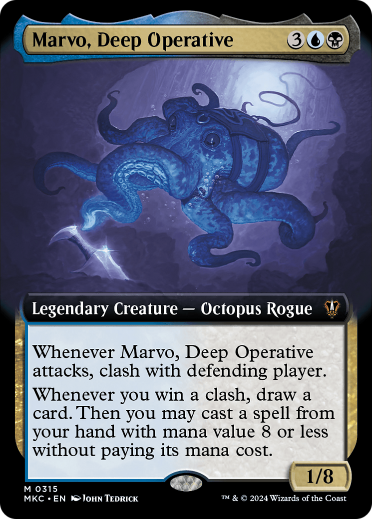 Marvo, Deep Operative (Extended Art) [Murders at Karlov Manor Commander] | Mindsight Gaming