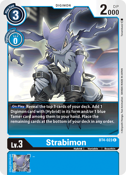 Strabimon [BT4-023] [Great Legend] | Mindsight Gaming