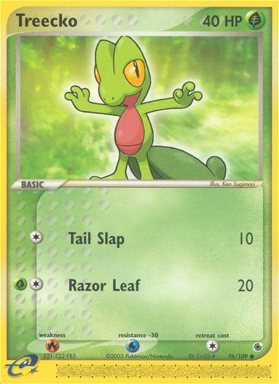 Treecko (76/109) [EX: Ruby & Sapphire] | Mindsight Gaming