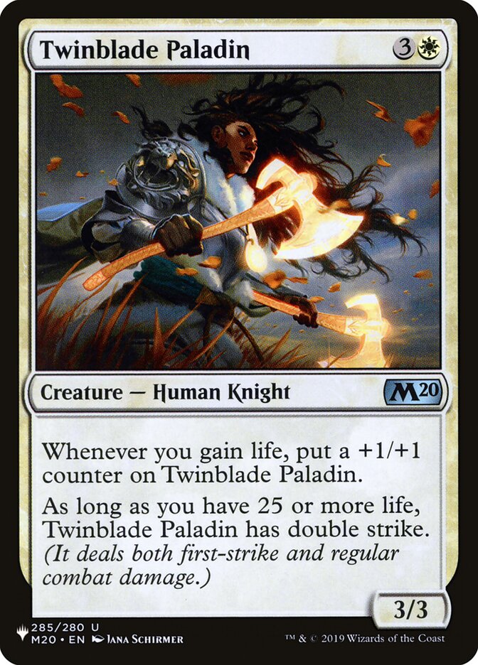 Twinblade Paladin [The List] | Mindsight Gaming