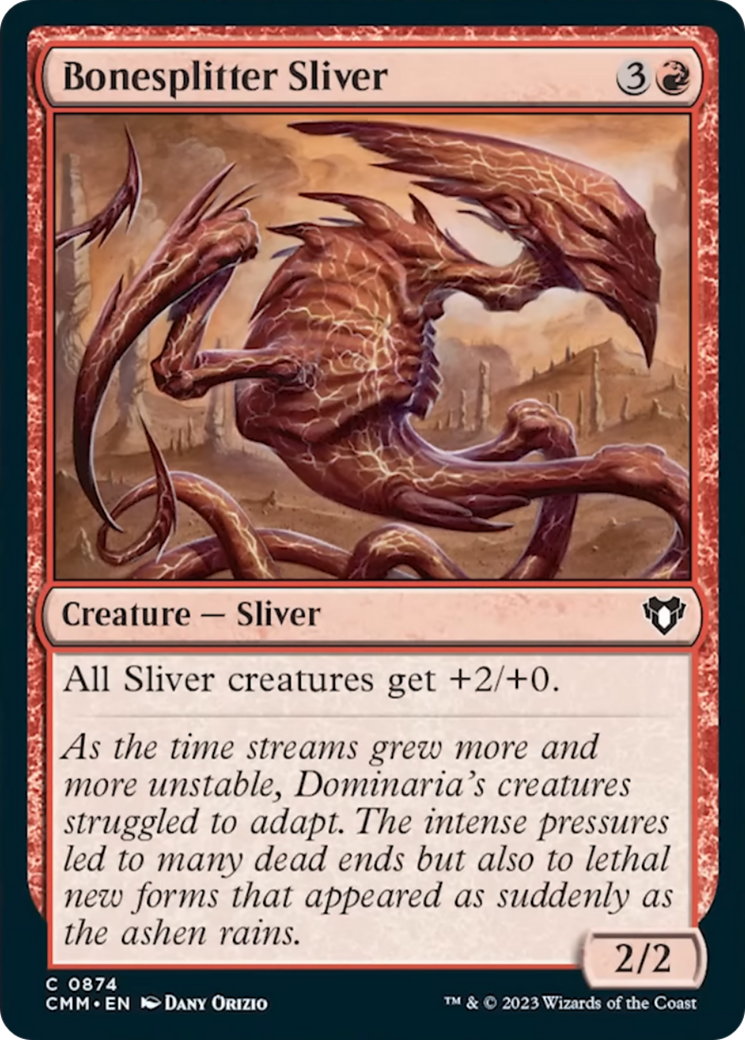 Bonesplitter Sliver [Commander Masters] | Mindsight Gaming