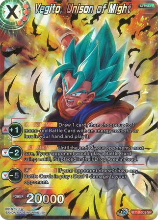 Vegito, Unison of Might (BT10-003) [Rise of the Unison Warrior 2nd Edition] | Mindsight Gaming