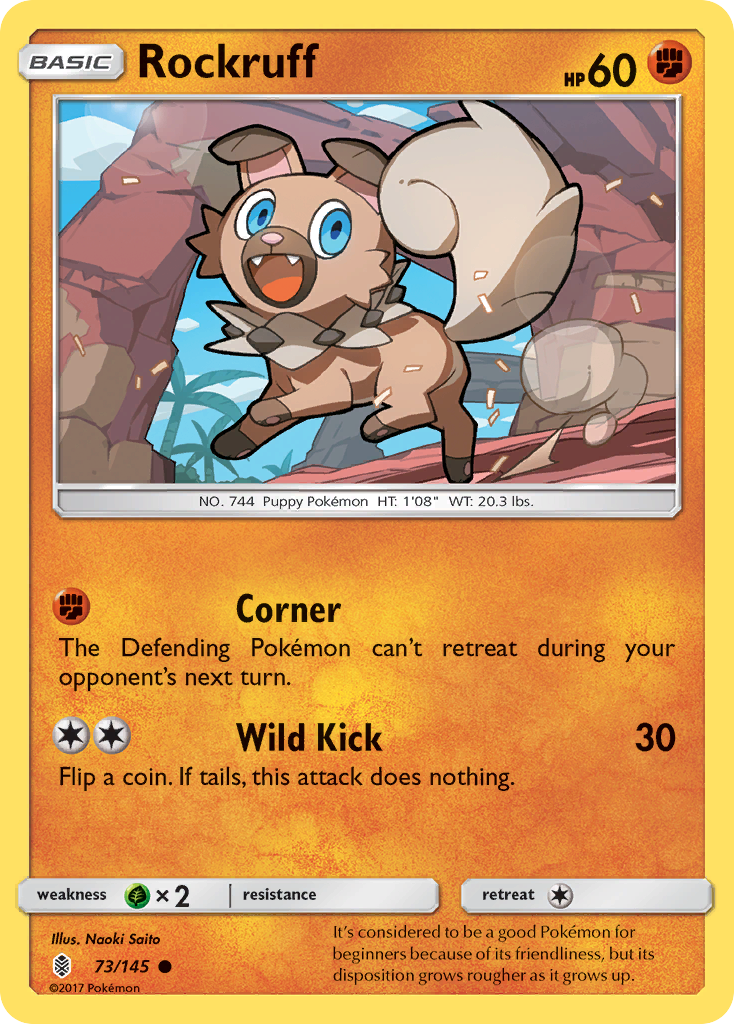 Rockruff (73/145) [Sun & Moon: Guardians Rising] | Mindsight Gaming