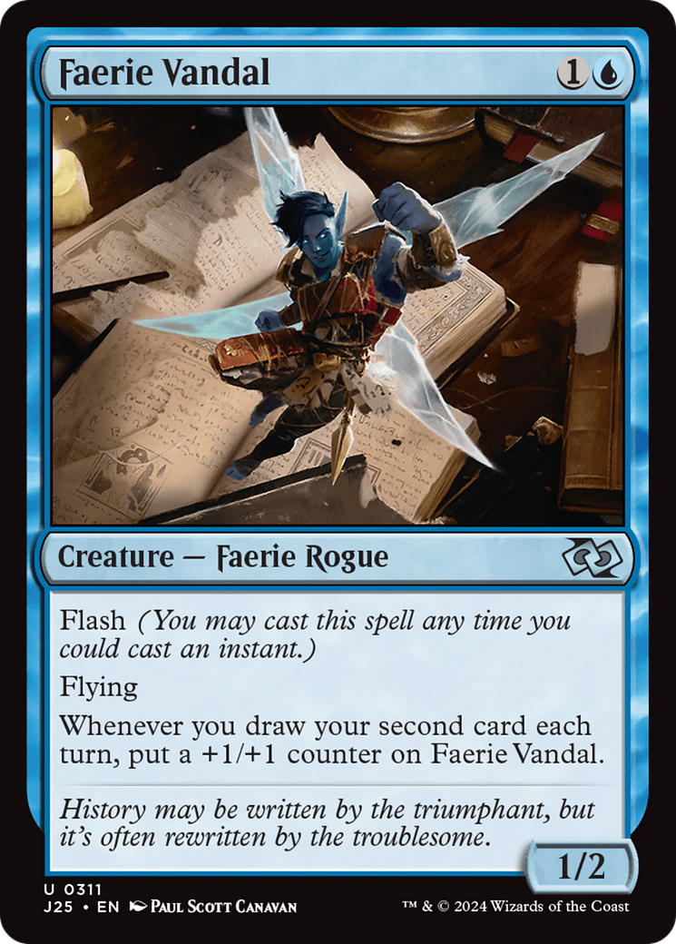 Faerie Vandal [Foundations Jumpstart] | Mindsight Gaming