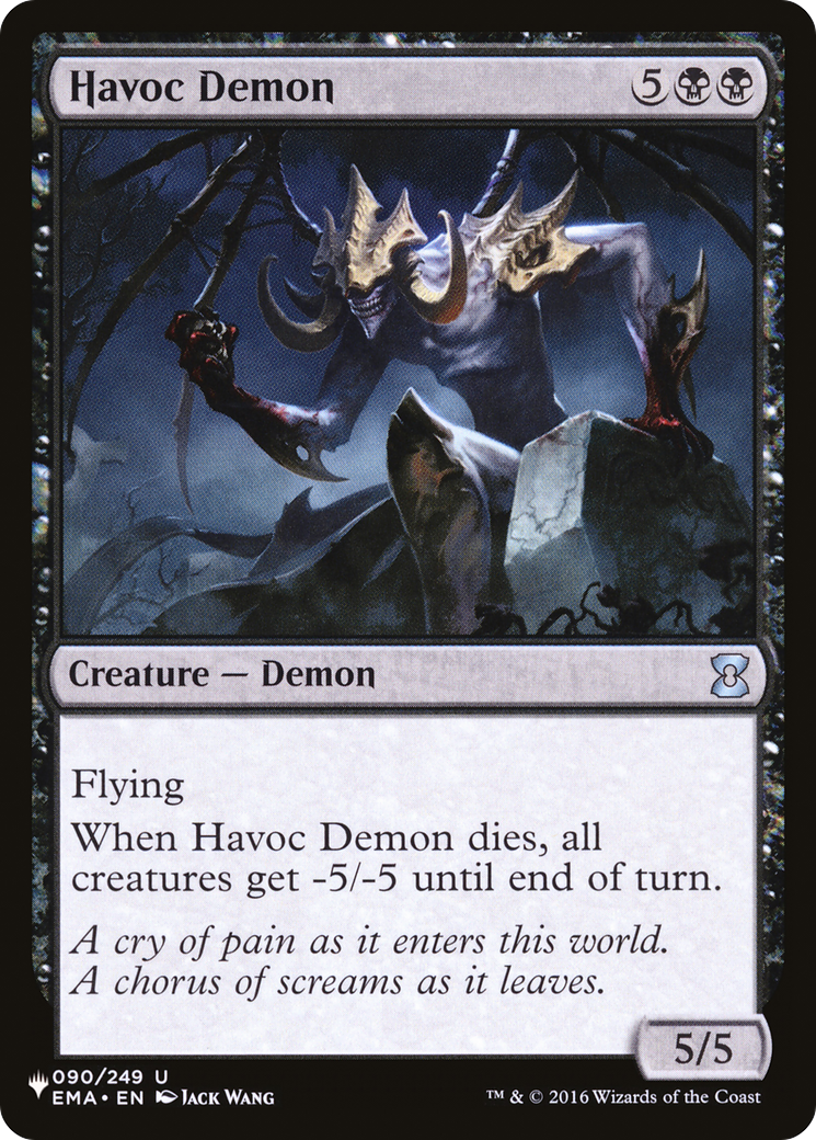 Havoc Demon [The List Reprints] | Mindsight Gaming