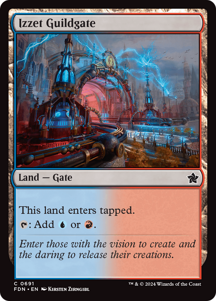 Izzet Guildgate [Foundations] | Mindsight Gaming