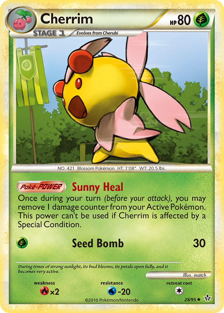 Cherrim (28/95) [HeartGold & SoulSilver: Unleashed] | Mindsight Gaming