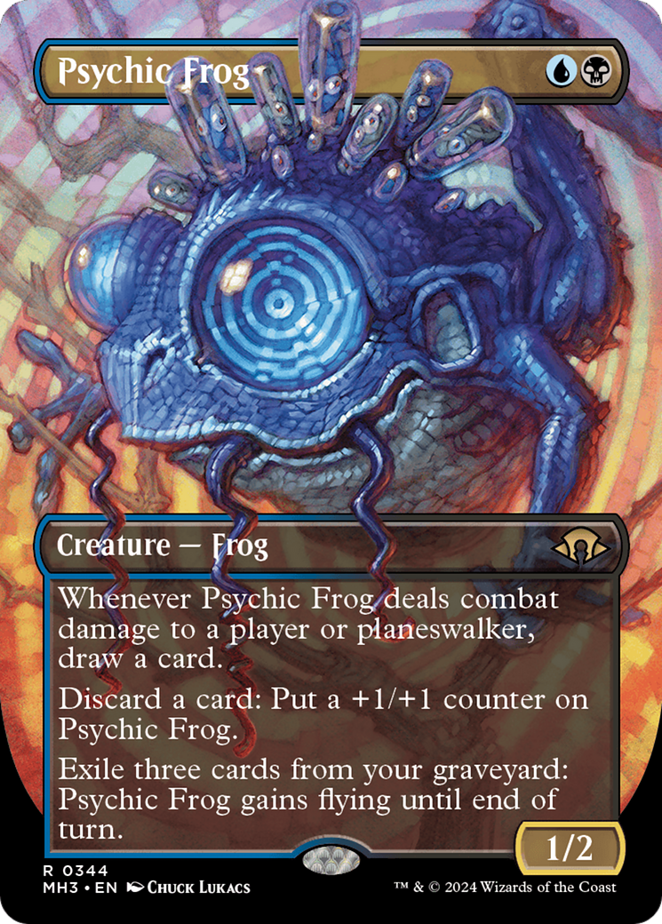 Psychic Frog (Borderless) [Modern Horizons 3] | Mindsight Gaming