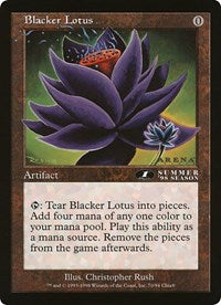 Blacker Lotus (Oversized) [Oversize Cards] | Mindsight Gaming