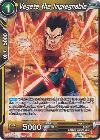 Vegeta the Impregnable (BT10-107) [Rise of the Unison Warrior 2nd Edition] | Mindsight Gaming