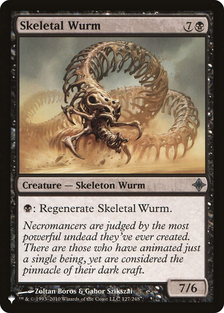 Skeletal Wurm [The List] | Mindsight Gaming