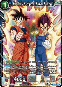 Son Goku & Vegeta, Saiyan Synergy (Unison Warrior Series Tournament Pack Vol.3) (P-276) [Tournament Promotion Cards] | Mindsight Gaming