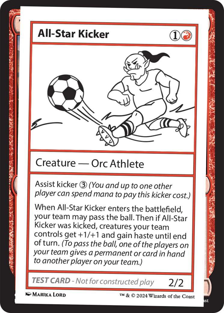 All-Star Kicker [Mystery Booster 2 Playtest Cards] | Mindsight Gaming