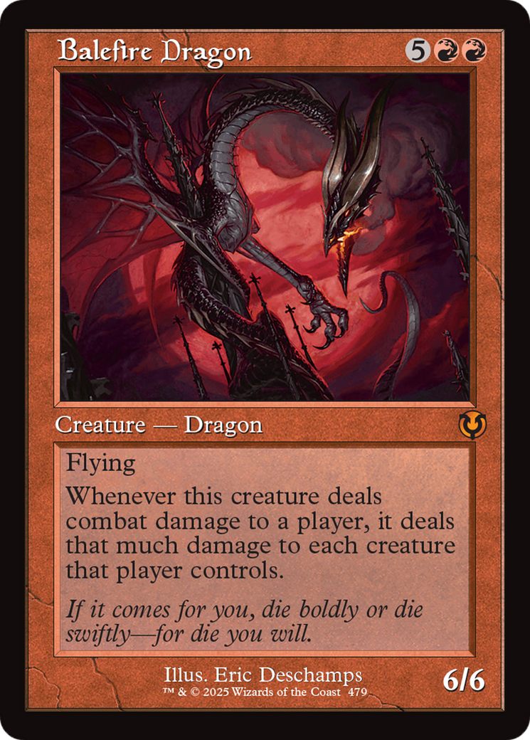 Balefire Dragon (Retro Frame) [Innistrad Remastered] | Mindsight Gaming