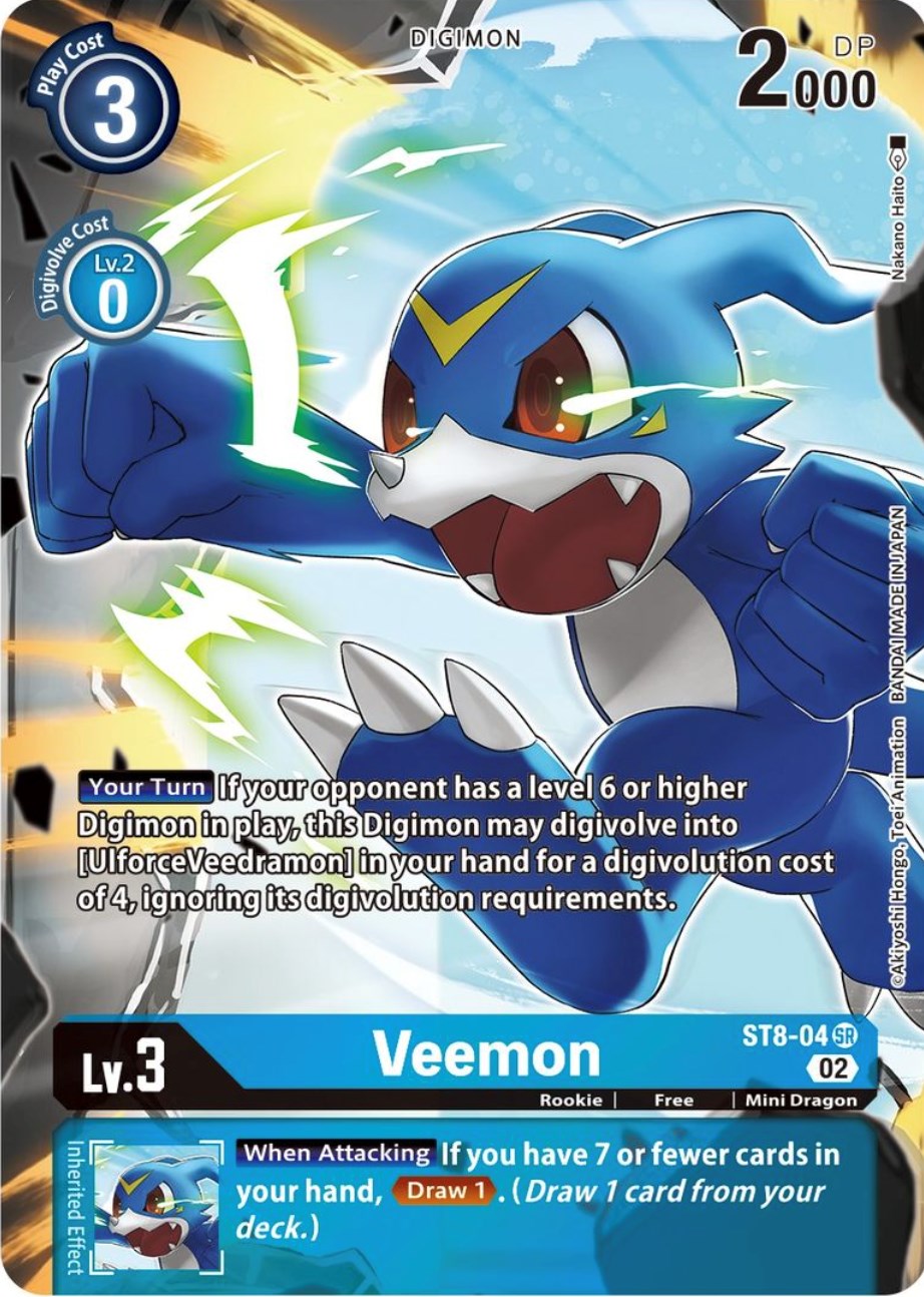 Veemon [ST8-04] (Alternate Art) [Starter Deck: Beelzemon Advanced Deck Set] | Mindsight Gaming