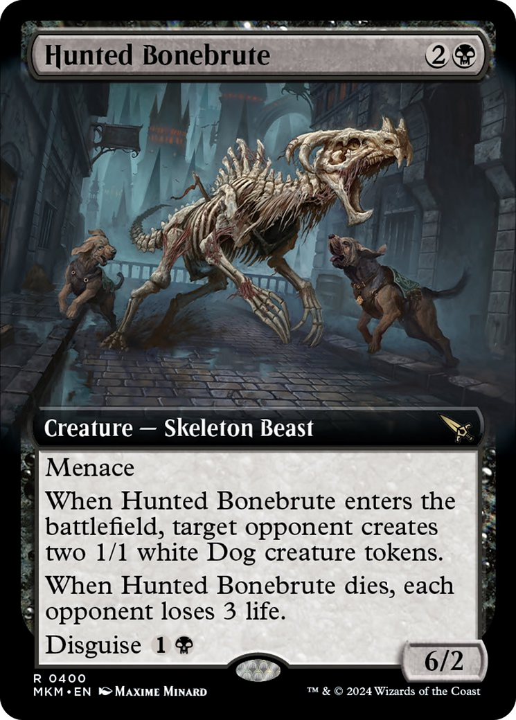 Hunted Bonebrute (Extended Art) [Murders at Karlov Manor] | Mindsight Gaming