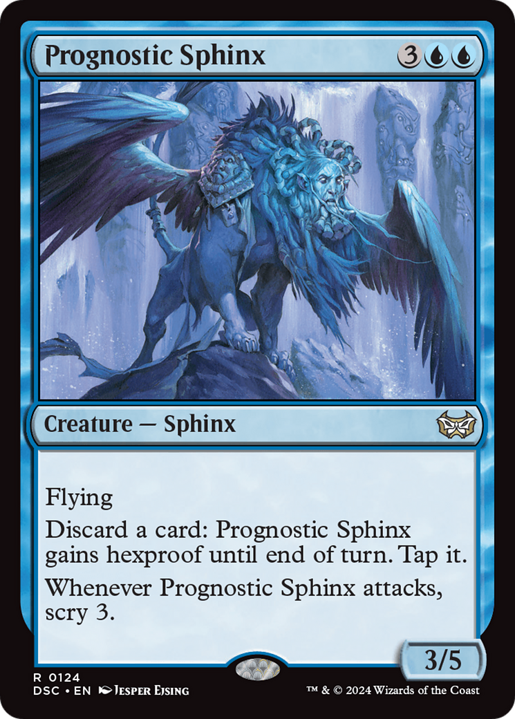 Prognostic Sphinx [Duskmourn: House of Horror Commander] | Mindsight Gaming