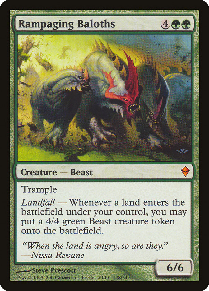 Rampaging Baloths (Oversized) [Oversize Cards] | Mindsight Gaming