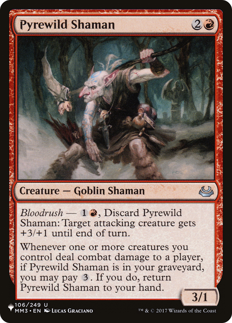 Pyrewild Shaman [The List Reprints] | Mindsight Gaming