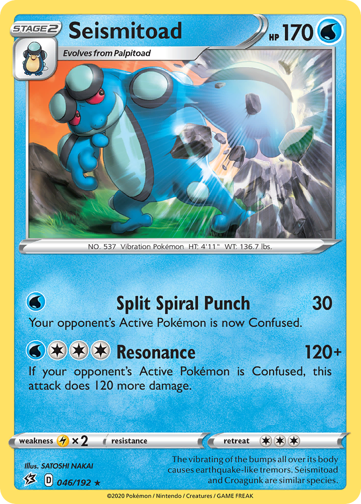 Seismitoad (046/192) [Sword & Shield: Rebel Clash] | Mindsight Gaming