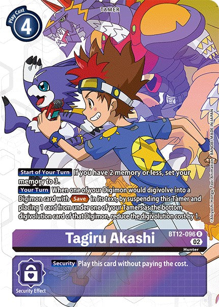 Tagiru Akashi [BT12-096] (Alternate Art) [Across Time] | Mindsight Gaming