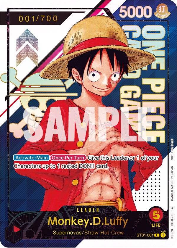 Monkey.D.Luffy (Serial Number) [One Piece Promotion Cards] | Mindsight Gaming