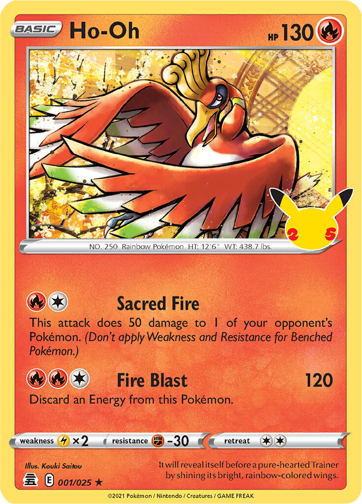 Ho-oh (001/025) [Celebrations: 25th Anniversary] | Mindsight Gaming