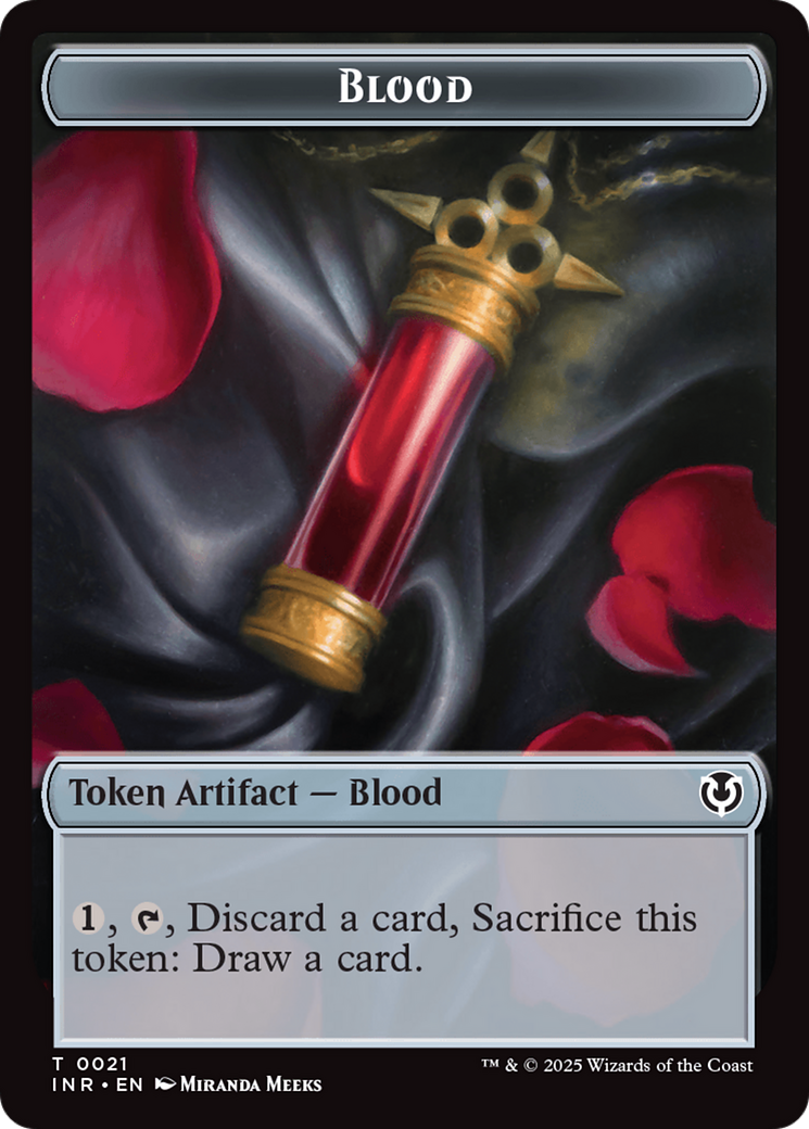 Zombie (0010) // Blood Double-Sided Token [Innistrad Remastered Tokens] | Mindsight Gaming