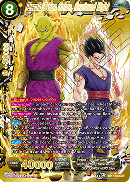 Piccolo & Son Gohan, Newfound Might (BT17-148) [Ultimate Squad] | Mindsight Gaming