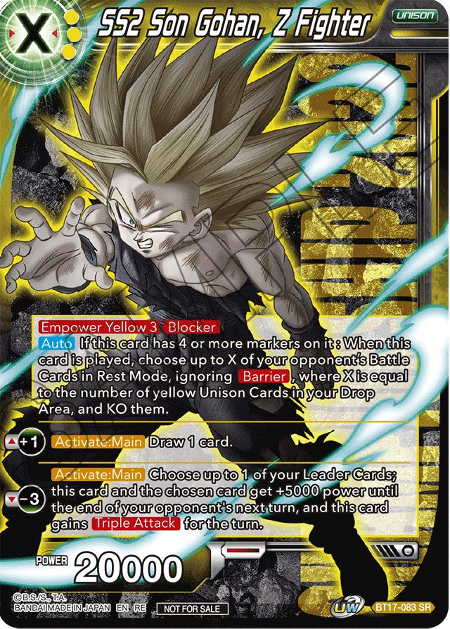 SS2 Son Gohan, Z Fighter (Championship 2022) (BT17-083) [Promotion Cards] | Mindsight Gaming